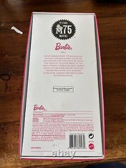 Mattel GHT46 Barbie Silkstone body Signature Mattel 75th Anniversary Doll Mint