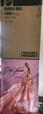 Mattel Pink Splendor Barbie Doll 1996 Limited Edition With Original Shipper Mint