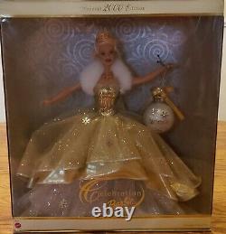 Mattell 2000 Special Edition Holiday Gold Barbie Mint Condition NIB