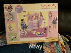 Mattle Barbie Happy Family Nursery Playset 2002 Nrfb