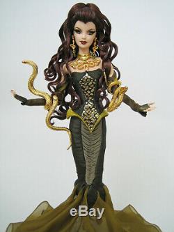 Medusa Barbie Doll Mint Gold Label Barbie Collector Greek Mythology Goddess