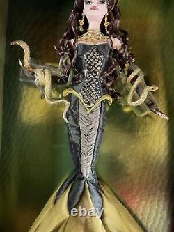 Medusa Barbie Goddess Series M9961 Nrfb Mint Gold Label 2008 Less Than 5,400 Ww