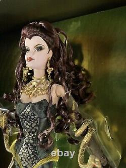 Medusa Barbie Goddess Series M9961 Nrfb Mint Gold Label 2008 Less Than 5,400 Ww