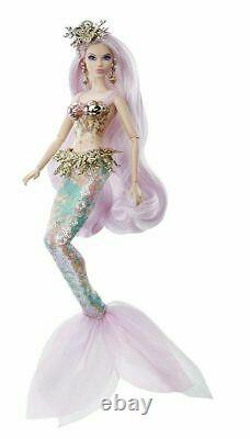 Mermaid Enchantress Barbie In Shipper Nrfb -tissued- Mint Fxd51 Gold Label