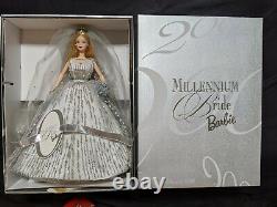 Millennium Bride Barbie Mint Condition Stored in glass cabinet in smoke free