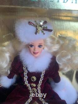 Mint! 1996 Holiday Barbie Special Edition Happy Holidays Barbie Doll NIB-RARE