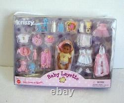 Mint In Box 1999 Krissy Baby Layette African American / Hispanic Barbie Family