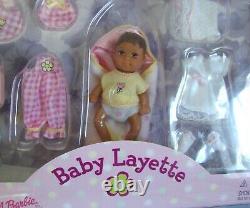 Mint In Box 1999 Krissy Baby Layette African American / Hispanic Barbie Family