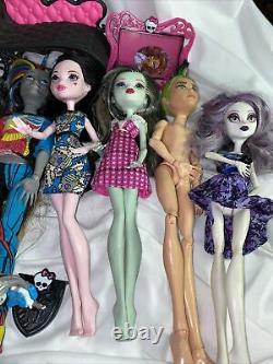 Monster High Dolls Mattel Huge Large Lot Bundle Toys 30 Ever After Barbie Fashio