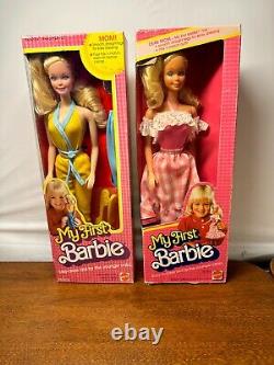 My First Barbie Vintage #1875 1980 & 1982 Mattel Lot 2 Never Removed From Box