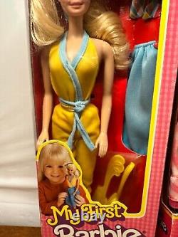 My First Barbie Vintage #1875 1980 & 1982 Mattel Lot 2 Never Removed From Box