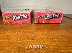 My First Barbie Vintage #1875 1980 & 1982 Mattel Lot 2 Never Removed From Box