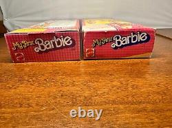 My First Barbie Vintage #1875 1980 & 1982 Mattel Lot 2 Never Removed From Box