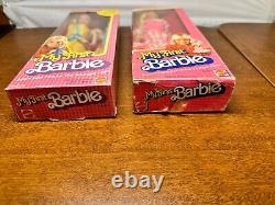 My First Barbie Vintage #1875 1980 & 1982 Mattel Lot 2 Never Removed From Box