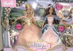 NEW Barbie Princess and the Pauper ERIKA Anneliese Musical Singing Gift Set RARE