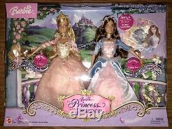 NEW Barbie Princess and the Pauper ERIKA Anneliese Musical Singing Gift Set RARE