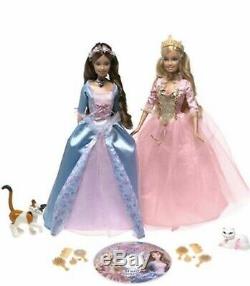 NEW Barbie Princess and the Pauper ERIKA Anneliese Musical Singing Gift Set RARE