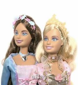 NEW Barbie Princess and the Pauper ERIKA Anneliese Musical Singing Gift Set RARE