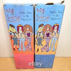 NEW My Scene Dolls Barbie Chelsea Nolee River Sutton Bryant Clothes Lot 2002