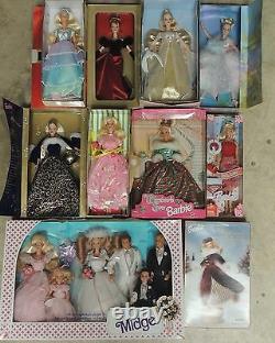 NIB 43 Mattel Barbie, Galoob Playmates Dolls, Disney, King & I, Avon, Holiday +