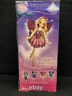 NIB Barbie Mariposa Butterfly Doll M3456 & Prince M1519 + Opened Mariposa DVD