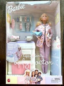 NIB Pregnant Barbie Lot Entire Happy Family Alan Ryan Baby Doctor Midge Clothes