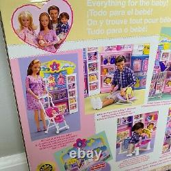 NIB RARE Barbie Happy Family Baby Store Shopping Accessory set, mint condition