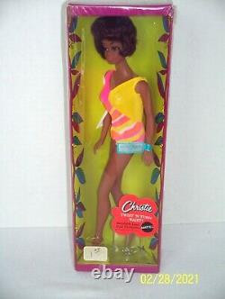 NIB1960s JAPANBLACK BARBIECHRISTIE DOLLTNTMINT#1119OSSTAGRARE+UNOPENED