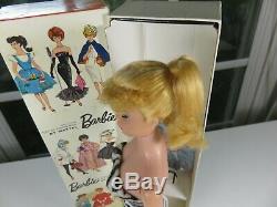 Near Mint Light Blonde 1961 Ponytail in BOX BARBIE VINTAGE