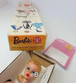 Near Mint Light Blonde 1961 Ponytail in BOX BARBIE VINTAGE