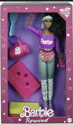 New Barbie Rewind 2021 Mattel 80s Edition Retro Pop Culture Complete Set of 3