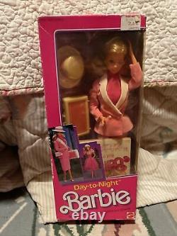 New Vintage 1984 Day To Night Superstar Era Barbie Doll #7929 Sealed
