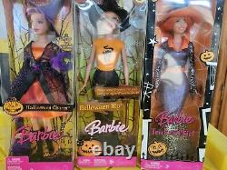 Nib Lot Of 10 Collectors Barbie Dolls