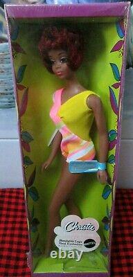 Nib1966 Japanblack Barbiechristie Dolltntmint#1119osstagrare+unopened