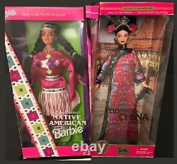 Nile Princess Dolls of the World Barbie Pacific Islands China France Lot 5 Hawai