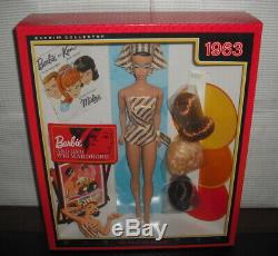Nrfb 1963 My Favorite Barbie And Her Wig Wardrobe Doll Mattel Vintage Repro