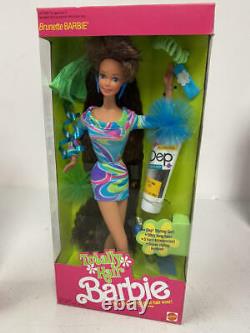 Nrfb Totally Hair Brunette Barbie And Ken Doll Lot 1117 1118