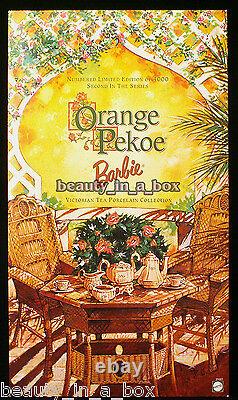 Orange Pekoe Barbie Doll Mint Memories Victorian Tea Porcelain COA Lot 2 NRFB