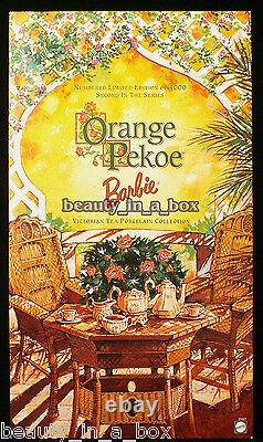 Orange Pekoe Barbie Doll Victorian Tea Porcelain COA #1963
