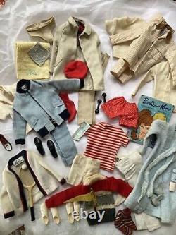 Original vintage 1960s Barbie KEN Doll Fashion lot sets of clothes + access