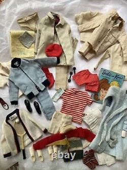 Original vintage 1960s Barbie KEN Doll Fashion lot sets of clothes + access