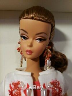 Palm Beach Coral Silkstone Barbie Doll 2009 Gold Label Mattel #r4535 Mint Nrfb