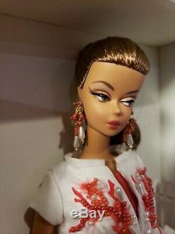 Palm Beach Coral Silkstone Barbie Doll 2009 Gold Label Mattel #r4535 Mint Nrfb