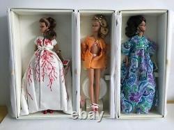 Palm Beach Fashion Model Collection Barbie Dolls NRFB -Lot of 3 dolls