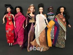 Princess Dolls Of The World French Court India Navajo Greece Barbie Doll Lot 16