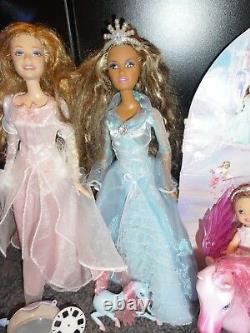 RARE Barbie and the Magic of Pegasus Lot Dolls, Ornament, Shirt, Books, & More