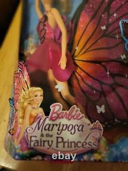 RARE COLLECTIBLE Barbie by Mattel Mariposa & The Fairy Princess Doll Mint In Box