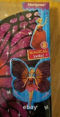 RARE COLLECTIBLE Barbie by Mattel Mariposa & The Fairy Princess Doll Mint In Box