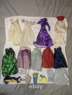 RARE! Combo 1961 Ken & Barbie Dolls In Cases With Clothes & Accessories