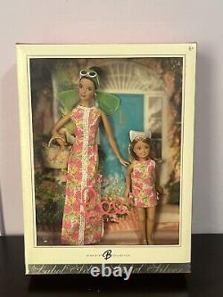 RARE Lilly Pulitzer Barbie and Stacie Doll Giftset (H0187)